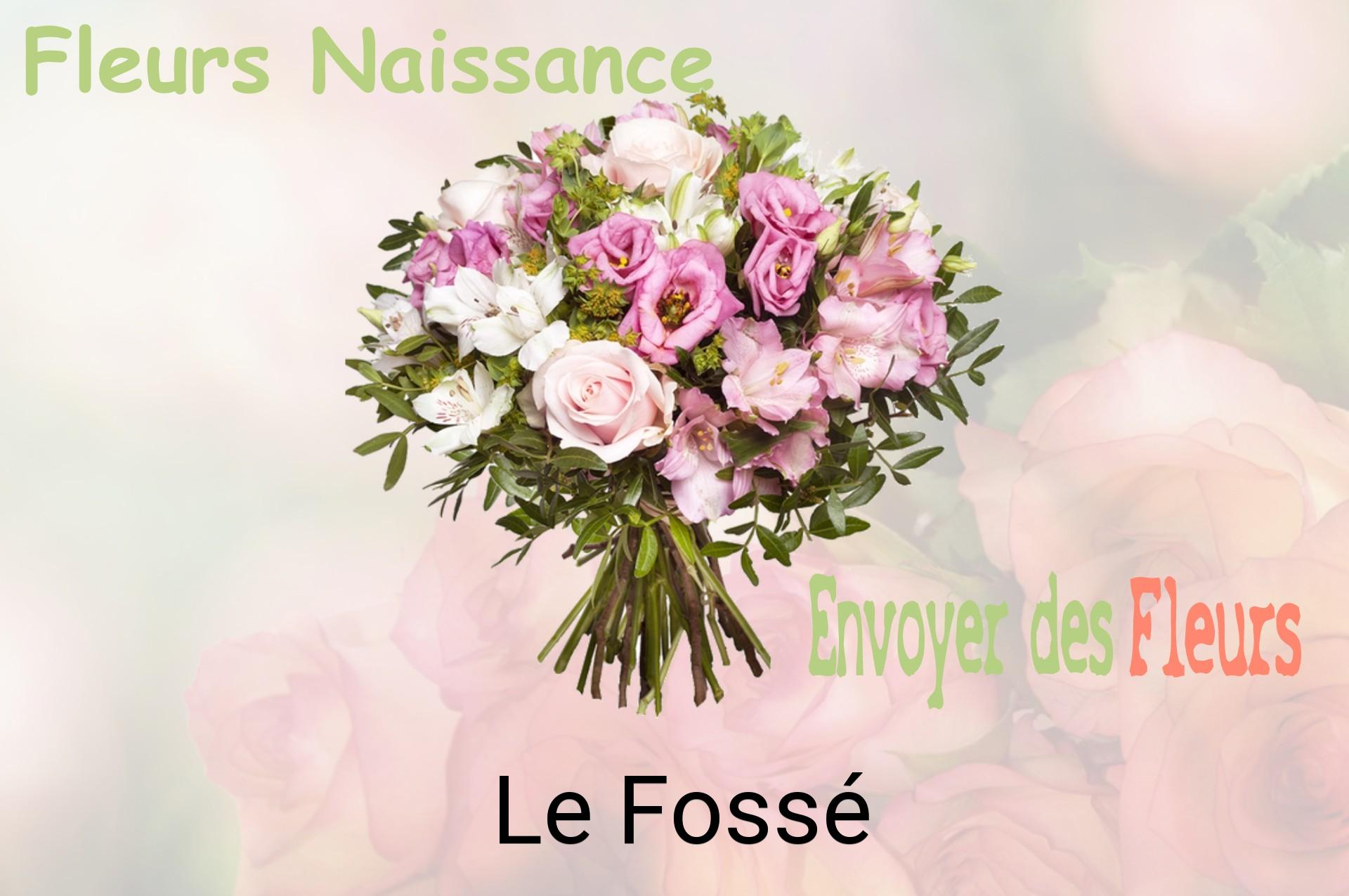 Bouquet de fleurs de naissance livré à Le Fossé